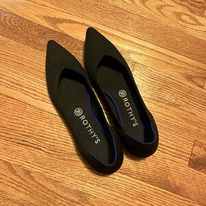 Rothy’s Black Points, Size 10